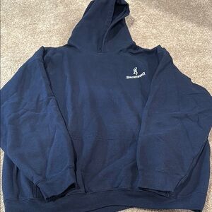 Browning Men's Navy Hoodie